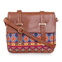 Sabhyata Multicolor Printed Medium Cross Body Bag-15