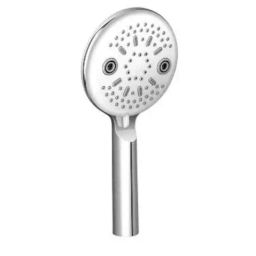 SOMANY 5 Inch Round Stainless Steel Silver Handheld Hand Shower-image-14