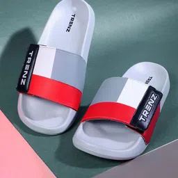 Trenz Men Colourblocked Sliders-picture-40