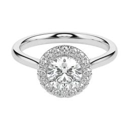 Fiona Diamonds Lab Grown Diamond 14k (585) White Gold Ring for Women-image-87