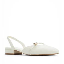 Aldo Women's FLINTSTONE White Sling Back Sandals-image-96