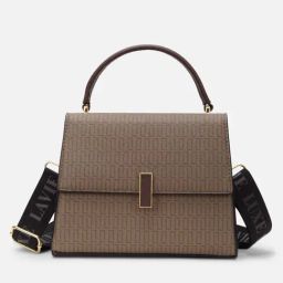 LAVIE LUXE Ipsy25 Coffee Printed Medium Satchel-47