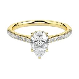 Fiona Diamonds Lab Grown Diamond 18k (750) Yellow Gold Ring for Women-image-60