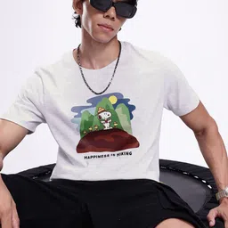 Kook N Keech Peanuts Printed Pure Cotton T-shirt-image-98