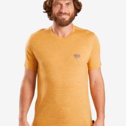 Forclaz by Decathlon Yellow Ochre Slim Fit Sports T-Shirt-image-20