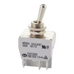 APEM SWITCH, DPDT, 15A, 250VAC, 646H/2-15