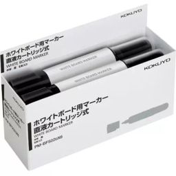 Kokuyo Direct Liquid Cartridge Type Medium Font Whiteboard Marker, PM-BF502DX6×3-24