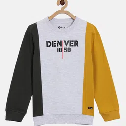 3PIN Boys Multicoloured Colourblocked Sweatshirt-picture-49