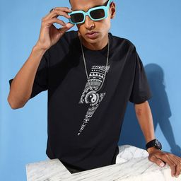 Stormborn Men Graphic Printed Oversized Drop-Shoulder Sleeves T-shirt-image-31