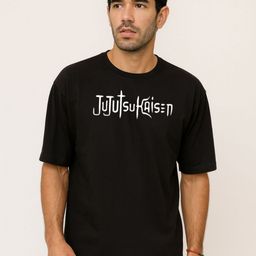 Be Crazy Jujutsu Kaisen Anime Printed Oversized Cotton T-shirt-image-86