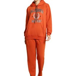 Vimal Jonney Rust Printed Co-Ord Set-image-12