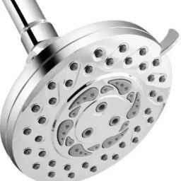 SOMANY Sophie 5 Inch Round Stainless Steel Silver Wall Mount Overhead Rain Shower-picture-31