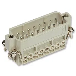 Harting Heavy Duty Connector Inserts / Modules INSERT, PLUG, HAN A, 18-14 AWG, 16+E WAY, 0920 016 2612-picture-14