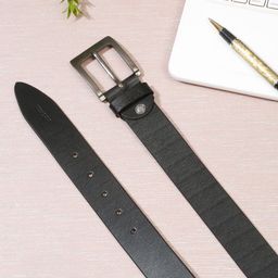 Kosher Men Textured Leather Belt-image-7