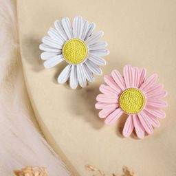 DressBerry Floral Studs Earrings-image-0