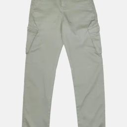 Kiddopanti Kids Light Green Solid Cargo Pants-image-103