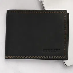 HIROSHI Men Leather Two Fold Wallet-image-36