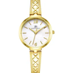 KENNETH SCOTT Women Patterned Dial & Bracelet Style Straps Analogue Watch K22518-GBGM-image-96