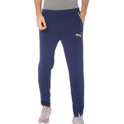 Puma Navy Regular Fit Trackpants-image-13