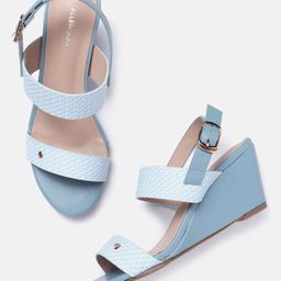 Allen Solly Printed Open-Toe Wedge Heels-21