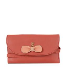 Baggit Red Solid Wallet for Women-image-5