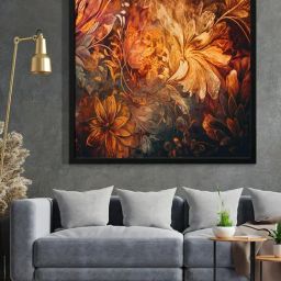 999Store Printed Brown Canvas Wall Art-42