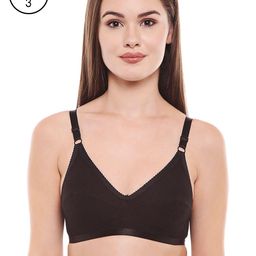 Bodycare Women Pack of 3 Black Solid Everyday Bra CD1517B-58