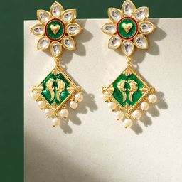 TEEJH Contemporary Drop Earrings-88