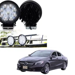 Cartronics Waterproof 9 LED Round Fog Light with Mounting Brackets for Mercedes Benz CLA-Class-20