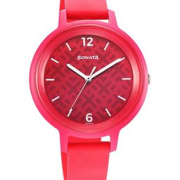Sonata Women Round Shaped Analogue Watch 87049PP14W-image-1