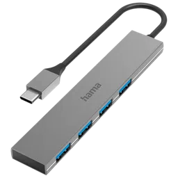 hama Hub for PC, Notebook (4 x USB 3.2 (Gen 1) Ports, 200101, Anthracite)-14