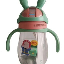 FunBlast Tritan Water Bottle with Straw & Adjustable Strap Green  350 ml-picture-10
