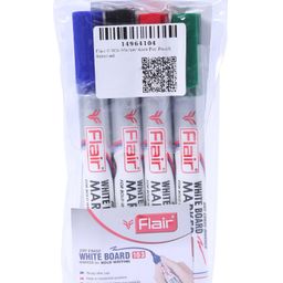 Flair White Board Markers of 4 Pieces (Color May Vary)-picture-28
