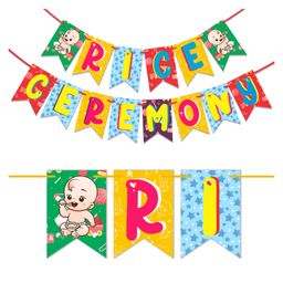 Wobbox Subh Annaprashan Banner, Annaprashan Ceremony Banner, Annaprashan Decoration Items(Pack of 1)-19