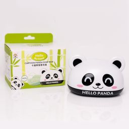 the Little Lookers Cartoon Soap Case Bathtub Soap Box, Soap Dish Holder for Kids, Bathroom Soap Stand, Soap Stand With Cover (Panda - Black)-80