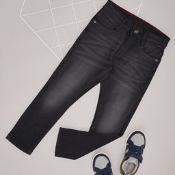 Pantaloons Junior Denim Mild Washed Jeans - Black-picture-17