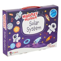 Popcorn Games & Puzzles Solar System Magnet Sticker Set 30+ Reusable Magnets & 2 Space Play Scenes | Fun Educational Toy for Kids age 3 and Above-image-42