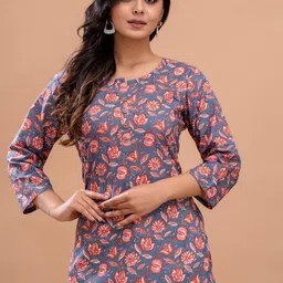 Rangun Floral Print Top-picture-23