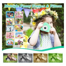 Oskart Digital Camera For Kids 12 MP Video Recorder, Portable Design, 2.0 inch Screen, Inbuilt Games - Perfect for Child's Video Recording and Computer Webcam Fun (Green)(SD Card required - not included) image 2