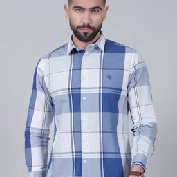 Cantabil Men Original Checked Casual Shirt-image-26
