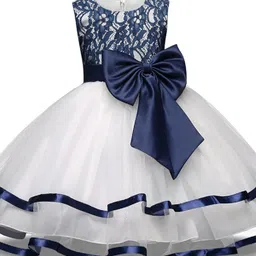 Wow Princess Girls Floral Net Sleeveless Maxi Gown Dress With Bow Details-image-95