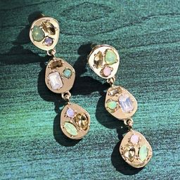 Accessorize Circular Studs Earrings-37