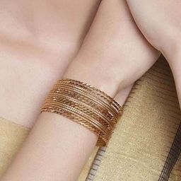 Anouk Set Of 16 Gold-Plated Bangles-image-78