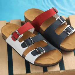 Metro Men Leather Comfort Sandals-picture-49