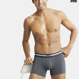 Jockey Pack Of 2 Printed Combed Cotton Trunks UI21-0205-CHMPR-57
