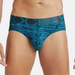 Jockey Men Blue & Black Printed Basic Briefs-IC29-0105-ODEPR-image-88