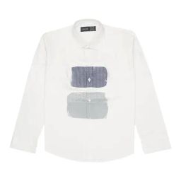 Cavio Kids White Printed Full Sleeves Shirt-image-45