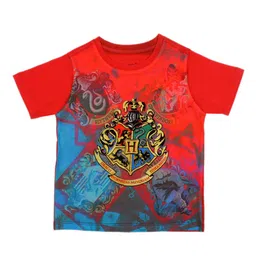 Harry Potter Boys Red Printed Round Neck T-shirt-image-53
