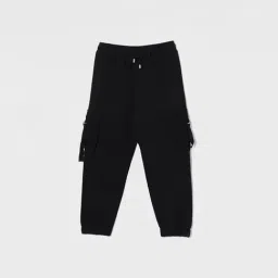Fame Forever by Lifestyle Girls Black Cotton Joggers-picture-11