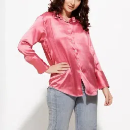 Urban Sundari Pink Casual Fit Shirt-picture-49